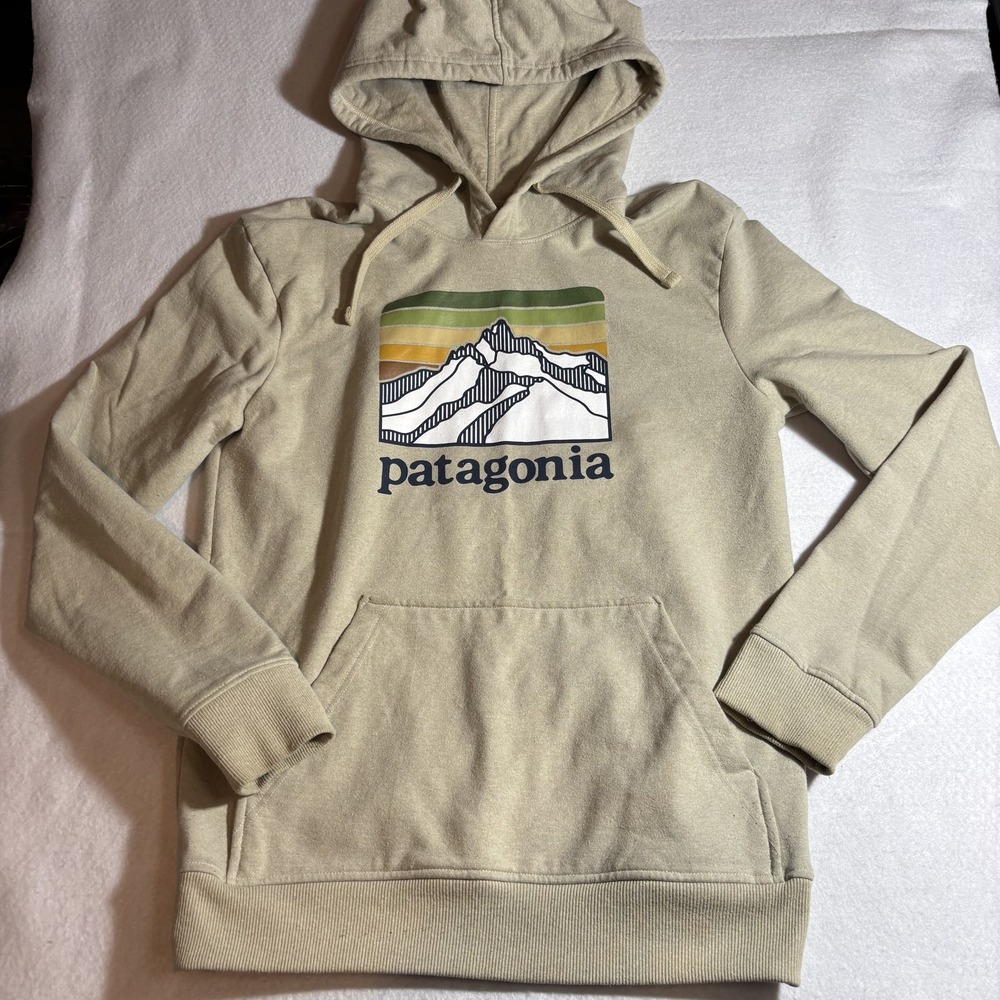 Patagonia Hoodie Mens Small Uprisal Pullover Recycled Mountain‎ Graphic Outdoors